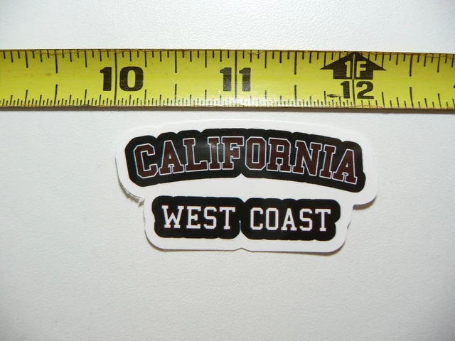 California West Coast #2 Decal Sticker Pride State