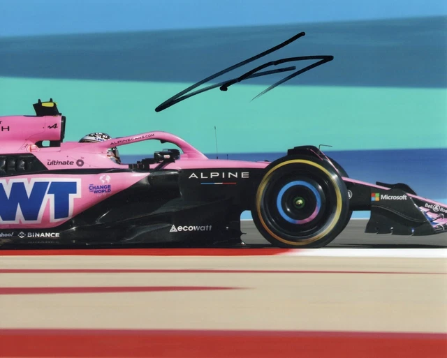 Pierre Gasly signed Alpine 8x10 photo F1 racing Renault autographed exact proof