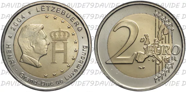 2 Euro Commemorativo 2004 Lussemburgo " Gran Duca Henri "