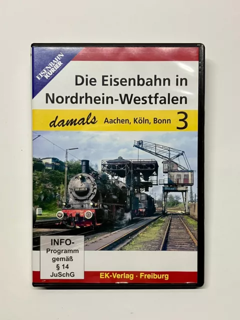 DVD "Die Eisenbahn in Nordrhein-Westfalen" Teil 3, EK-Verlag, Aachen, Köln, Bonn