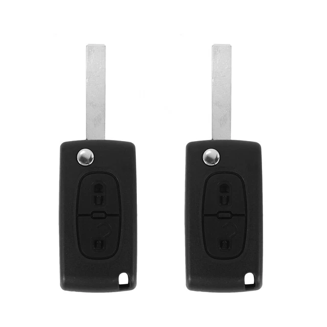 2 x guscio chiave telecomando flip guscio per 207 307 307 S M8B6