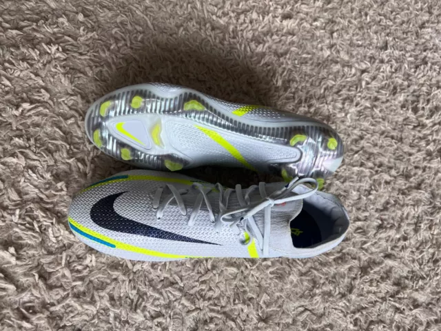 NIKE Fußballschuhe Phantom GT 2 Elite FG Grau Weiß Größe 43 US 9,5