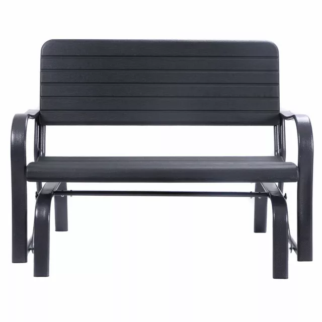 Outdoor Patio Swing Porch Rocker Glider Bench Loveseat Garden Seat Steel 3