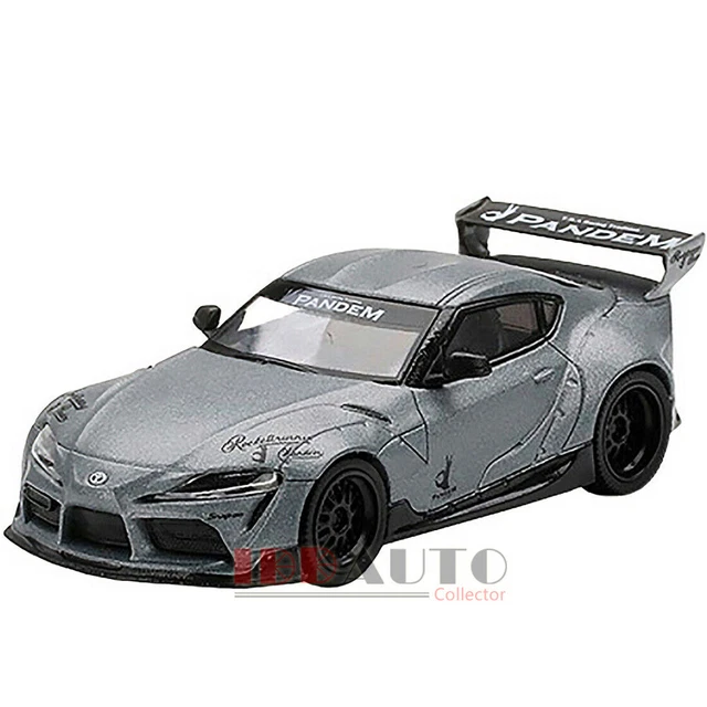 HILABEE Vitrine de Voiture Moulée sous Pression 1:64 Diorama avec LED pour Voiture de Sport en Alliage Blanc Mur