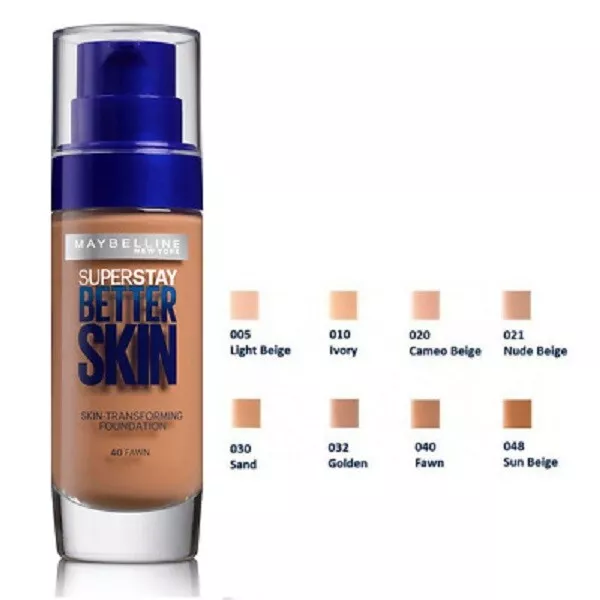 Maybelline Superstay Better Skin Grundierung - 30ml (Pick Farbtöne)