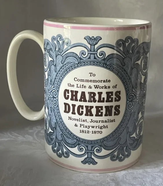 VTG Wedgwood Porcelain “The Dickens Centenary Mug,” England/ Dickens Collectible