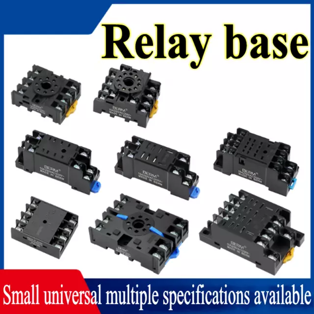 Socket Relay Base For PYF08A DYF08A DTF08A Small Middle 8 Pin 11 Pin 14 Pin
