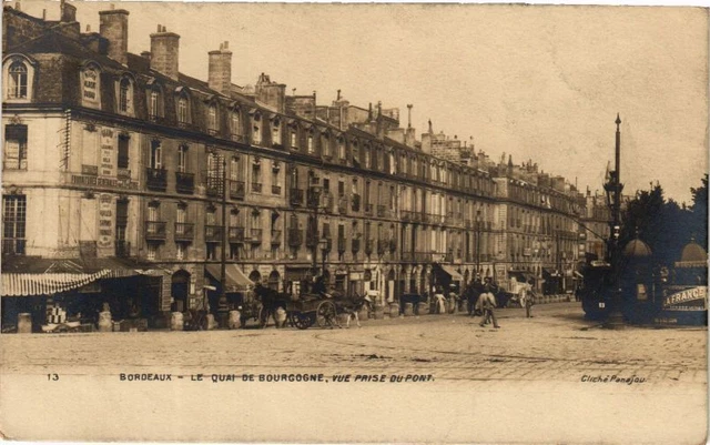 CPA BORDEAUX - Le Quai de Bourgogne view bridge take (177046)