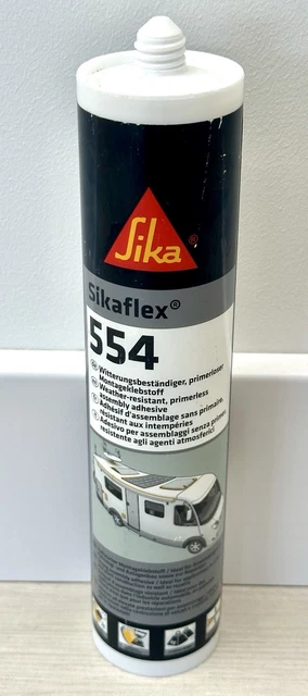 Sikaflex 554 Caravan, Adesivo Sigillante Nero Per Caravan E Nautica, Cartuccia 300 Ml - Alta Tenuta - Foto 11