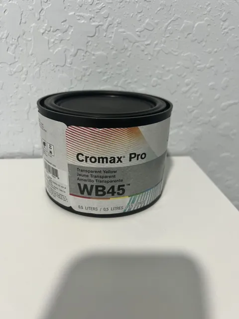Cromax Pro Wb45 Transparent Yellow 16.9Fl Oz 0.5L Mixing Color Free Shipping