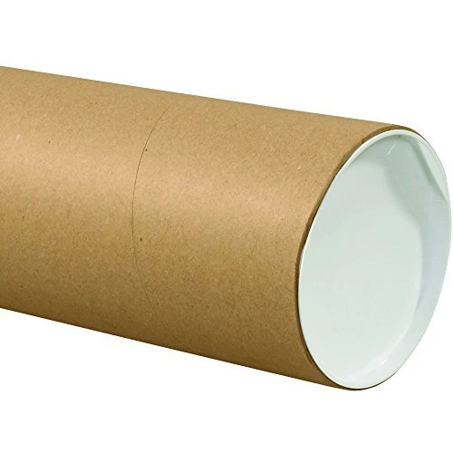Partners Brand PP6024KHD Jumbo Mailing Tubes 6" x 24" Kraft Pack of 10
