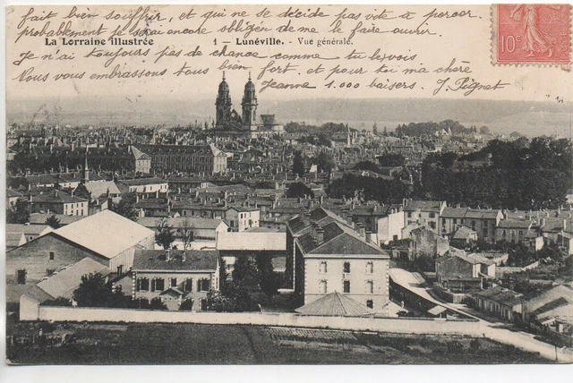 LUNEVILLE - Meurthe et Moselle - CPA 54 - vue generale