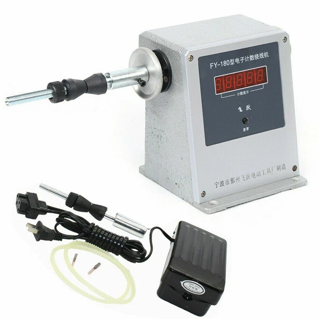 Computer Engineering Winders 220V PRO COMPUTER Controlled Coil Transformer Winder Winding Machine 0. ...