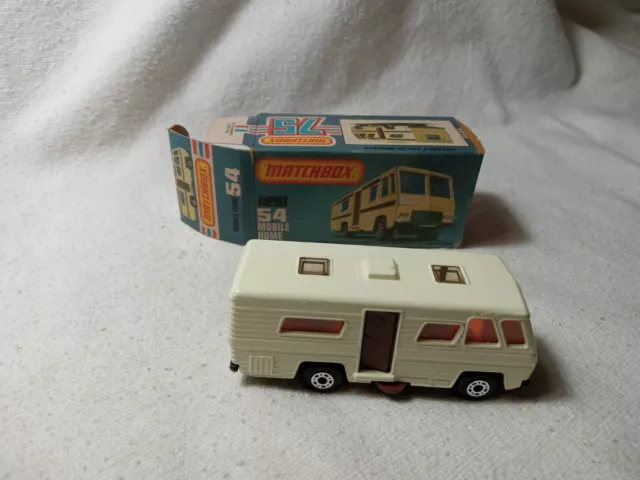 1980 Matchbox 54 Mobile Home in Box (R192)