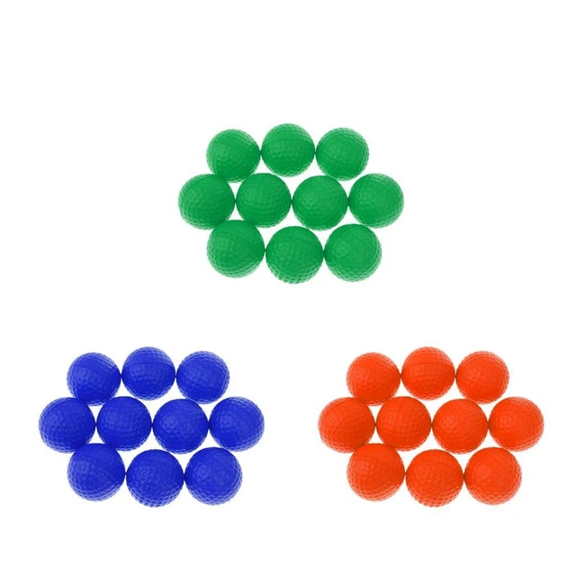 30x  Balles D'entraînement de Golf en Mousse PU Souples, Léger et Flexible -