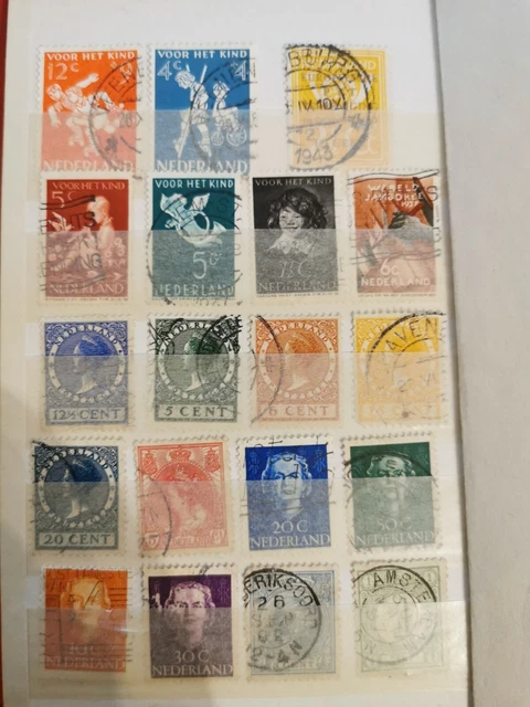 Briefmarken Niederlande Lot gestempelt