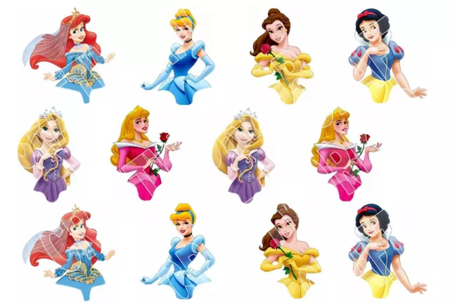 24-half-body-princess-theme-party-edible-wafer-cup-cake-toppers-3-85-picclick-uk