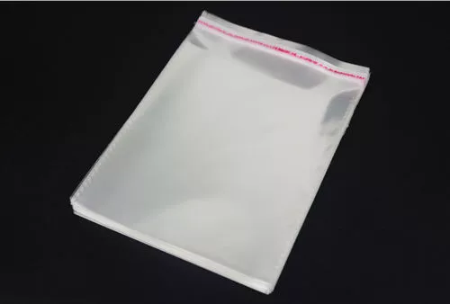 100* Plastic Clear Transparent OPP Self Adhesive Seal Bag Resealable Poly Bags