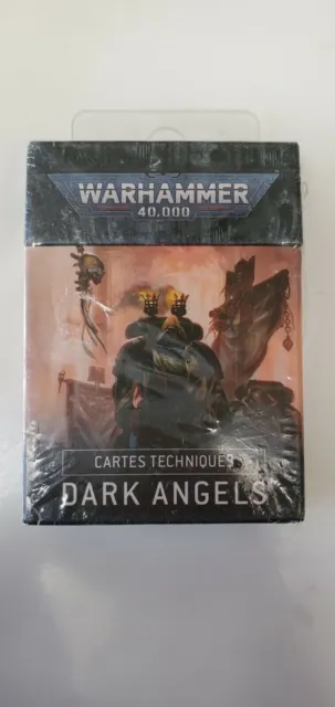 Warhammer 40K - Cartes Tehniques / Technical Cards - Dark Angels FR  (UR)