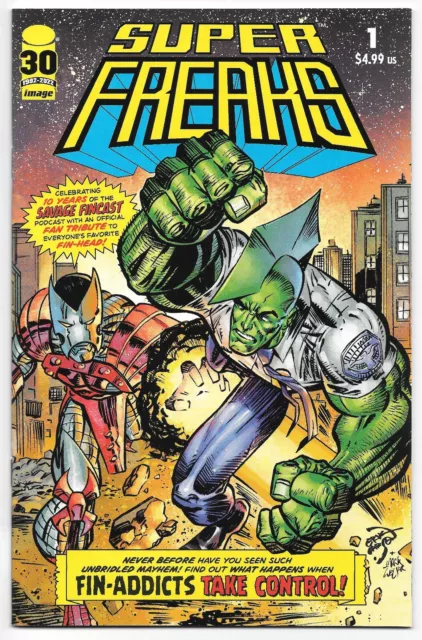 Super Freaks #1 (04/2022) Image Comics Fin-Addicts Take Control!!