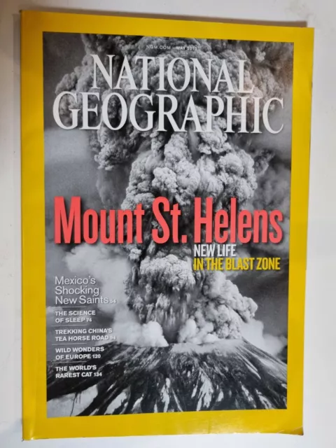 National Geographic Magazine Mount St. Helens - May 2010