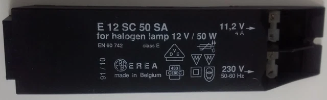 Driver Transformateur électronique 50-150W Pour Lampe Halogène 12V AC - Neuf