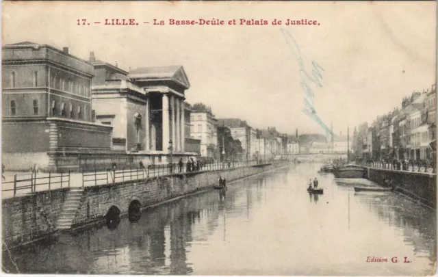 CPA LILLE La Basse-Deule et Palais de Justice (999897)
