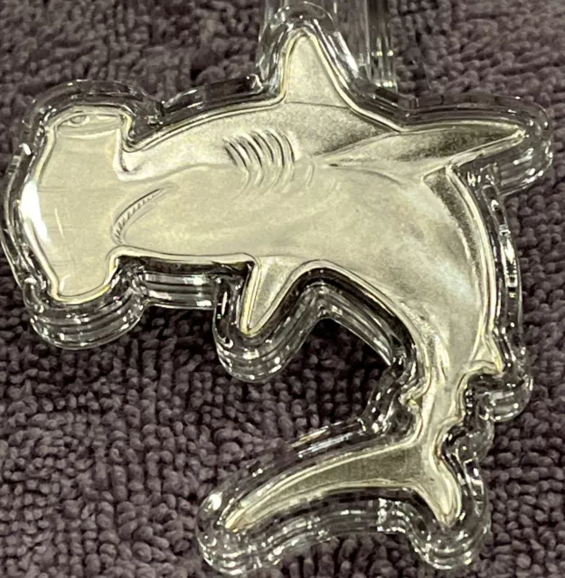 2020 Hammerhead Shark Silver 1 Oz Hunters Of The Deep Silver