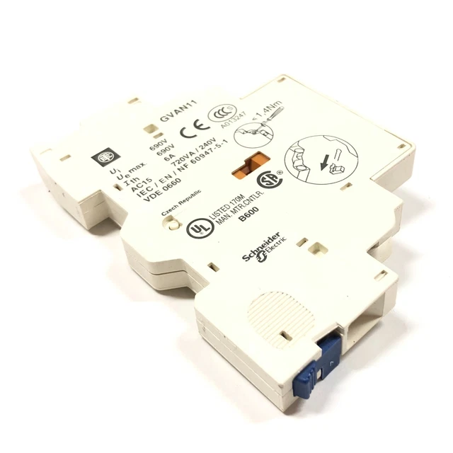 GVAN11 Telecanique 2-Pole Auxiliary Contact Block, 6A, 690V