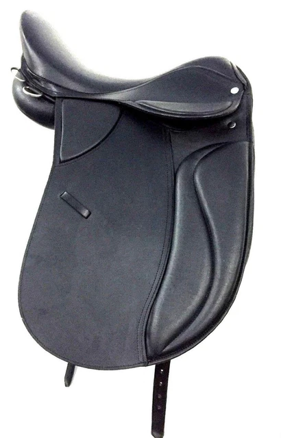 Selle de dressage pour cheval Arena Pony - Noir - 40 cm - Sport