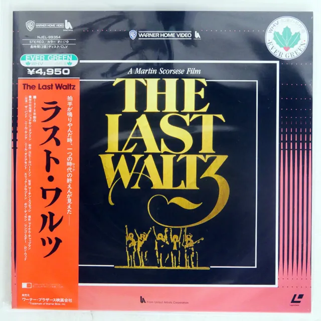 The Band Last Waltz Warner Home Video Njel-99354 Japan Obi 1Ld