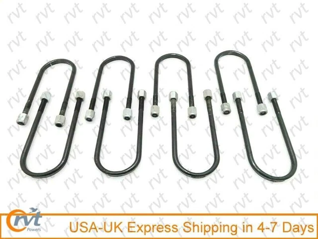 WILLYS JEEP SUSPENSION Leaf Spring Crown U Bolt Clip Set Of 8 £49.09 ...