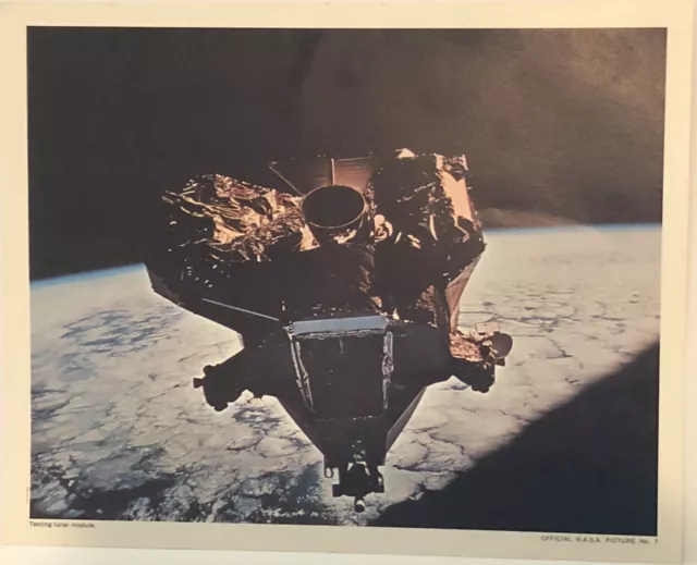 Testing Lunar Module 8x10 Nasa Picture Box1