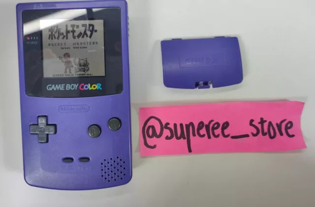 Nintendo Game Boy Color Purple Handheld System