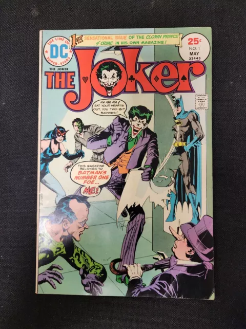 Joker #1 - DC Comics 1975 1st Solo Series Batman