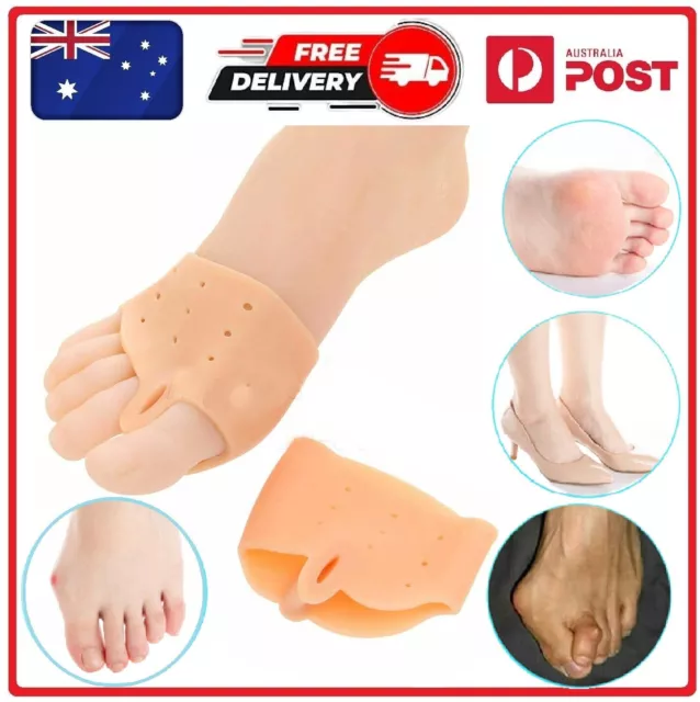 Unisex Bunion Sleeves Toe Separator Corrector Pain Relief Hallux Valgus Tool AU