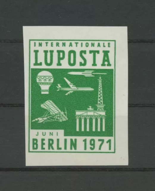 BERLIN LUPOSTA 1971 LUFTFAHRT OTTO LILIENTHAL BALLON RAKETE FLUGZEUG h5959