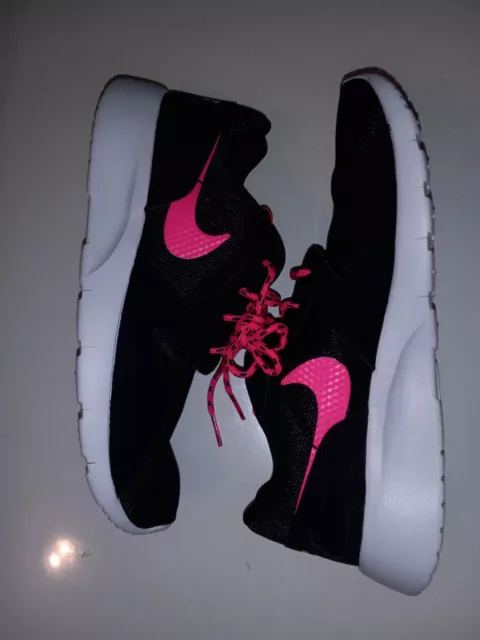 Girls Size 5Y Woman’s 6.5 Nike Kaishi Black Pink 705492-001