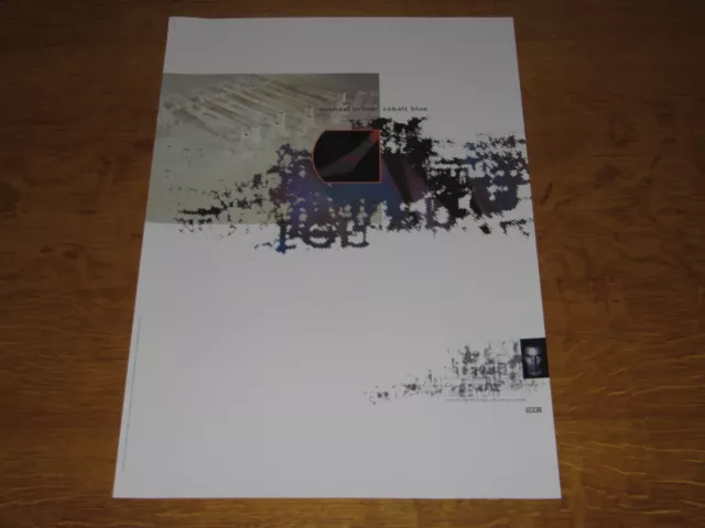 Michael Brook - Cobalt Blue - Original Uk 4Ad Promo Poster - Near Mint!!