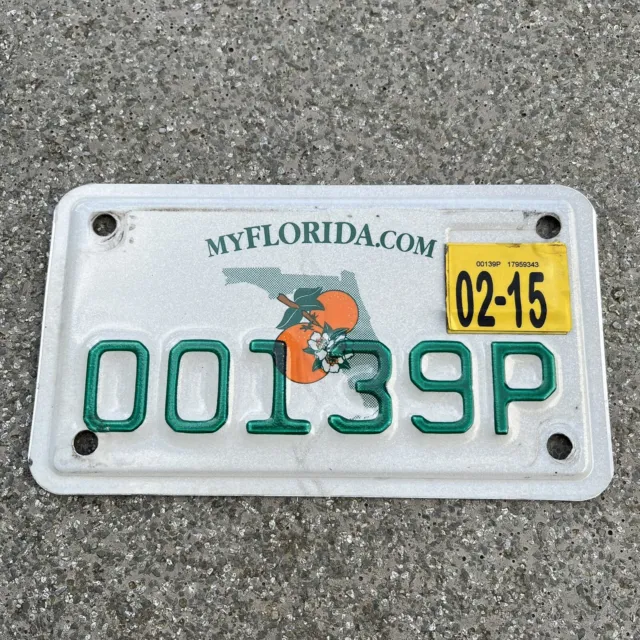 Original US Motorrad Kennzeichen Nummernschild USA Florida