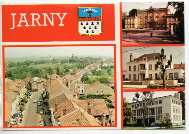 JARNY - Meurthe et Moselle - CPA 54 - carte moderne 4 vues des ann&ées 1980