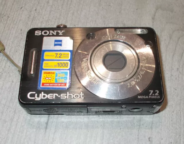 Sony Cyber-Shot DSC-W70 - Digital Camera - 7.2 Megapixel - Faulty