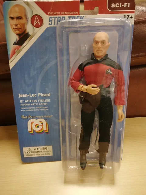 Star Trek Jean Luc Picard 8" Figure By Mego