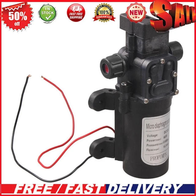 12V 60W Self Priming Pump Large Flow Water Pumping for Agricultural Spraying