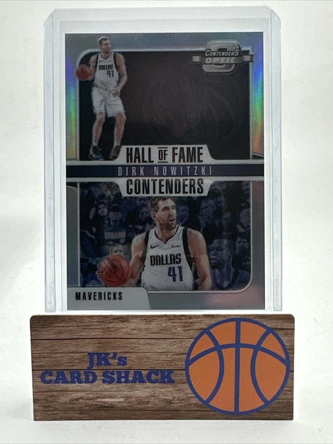2018-19 Contenders Optic Dirk Nowitzki Hall Of Fame Contenders #1 Mavericks