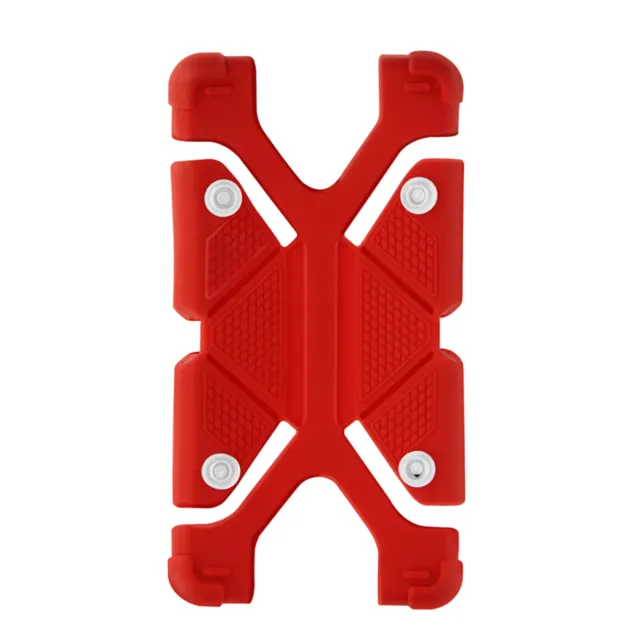 Coque smartphone 4.7 à 5.3 pouces Universel Bumper Silicone rouge Mode Support