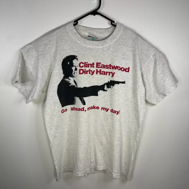 Super Rare Vintage Clint Eastwood Dirty Harry Tee Shirt Size XL