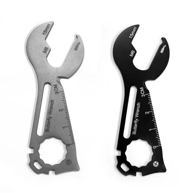 Practical Multitool Card Set 2PCS 11In1 Pocket Sized Gadgets Screwdriver