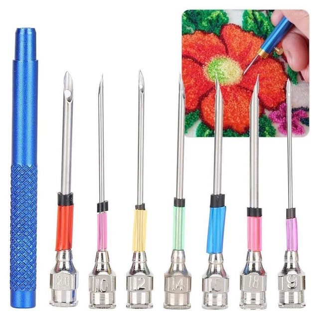 NEW Easy Stitch Embroidery Stitching Punch Needles Embroidery Needle Set, O3P7