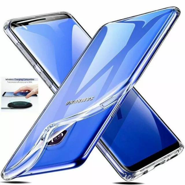 COQUE CRYSTAL pour Samsung S10 plus S10 S9+ S8 S7 S6 Note 9 8 J3 J5 J6 A20e A40